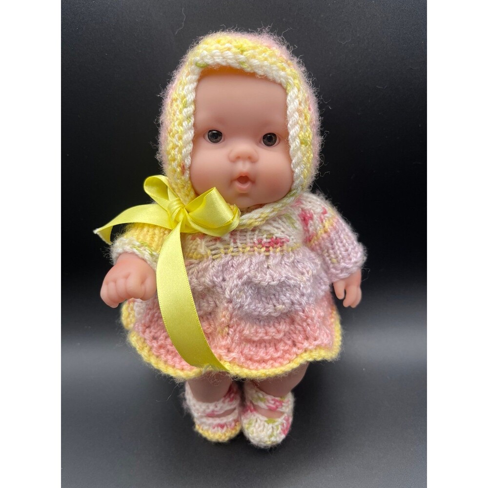 Berenguer Life Like Baby Doll with Hand Crocheted outfit